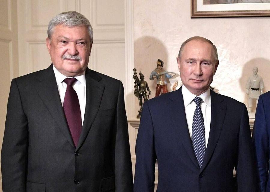 Sandor Csanyi, șeful Federației Maghiare, alături de Vladimir Putin. Foto: Imago Gândește Federația de Fotbal a Ungariei precum Putin?