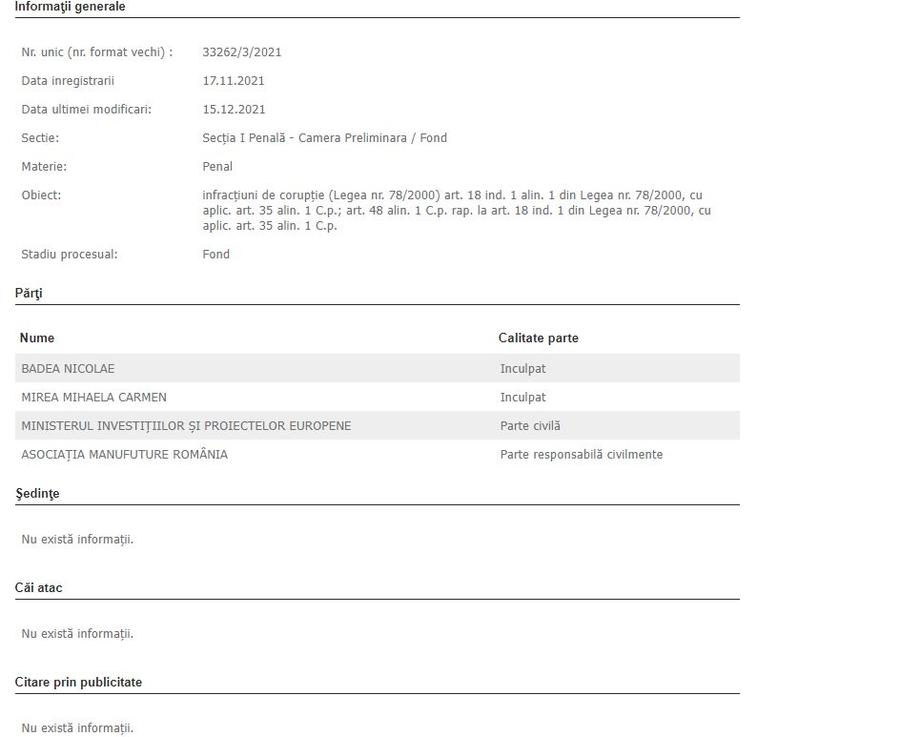 Tribunalul București a hotârât că procesul împotriva lui Nicolae Badea poate începe. Decizia nu e definitivă » De ce e acuzat fostul șef de la Dinamo