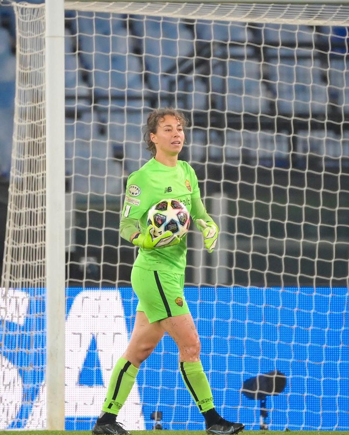 Camelia Ceasar, portarul român de la AS Roma