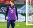 Conor Bradley, imagini de pe Arena Națională înaintea amicalului România - Irlanda de Nord / Sursă foto: Facebook@ Northern Ireland National Team