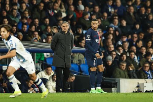 Luis Enrique și Kylian Mbappe / Foto: Imago Images