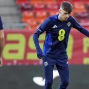 Conor Bradley, imagini de pe Arena Națională înaintea amicalului România - Irlanda de Nord / Sursă foto: Facebook@ Northern Ireland National Team