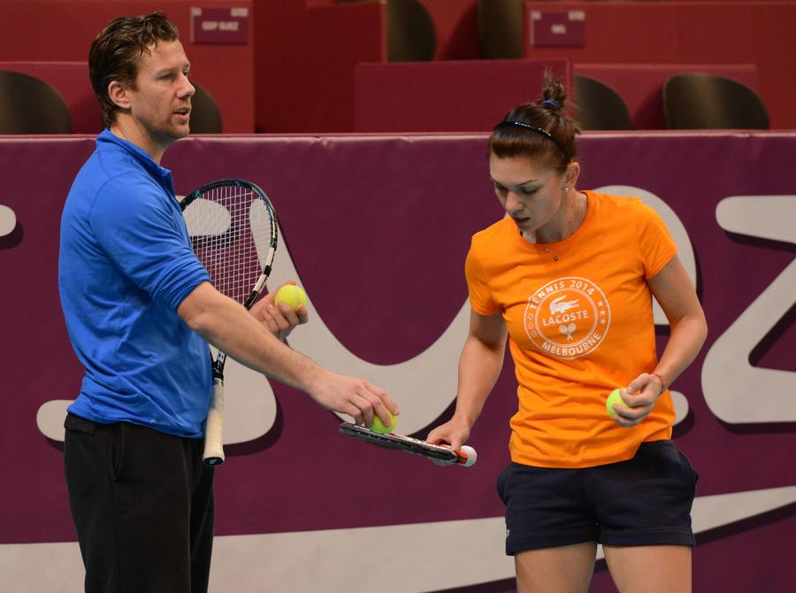 Simona Halep alături de Wim Fissette în 2014 FOTO Imago Images A sosit mesajul de la Darren Cahill pentru Simona Halep: „Nimic nu a venit ușor pentru tine. Niciodată”