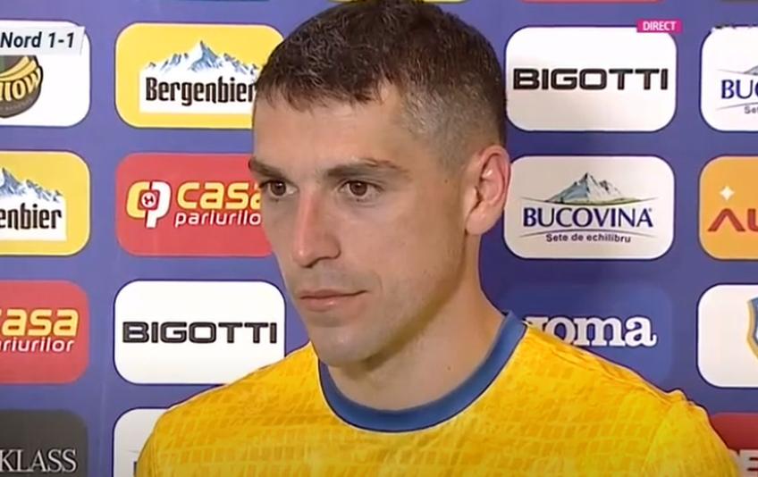 România și Irlanda de Nord au remizat, scor 1-1, într-un meci amical disputat pe Arena Națională. Căpitanul Nicolae Stanciu spune că „tricolorii” au fost într-un control total. / FOTO: Captură TV @Digi Sport 1