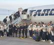 Jucătorii și staff-ul echipei naționale au plecat spre Rimini cu aeronava ce poartă numele Nadiei Comăneci