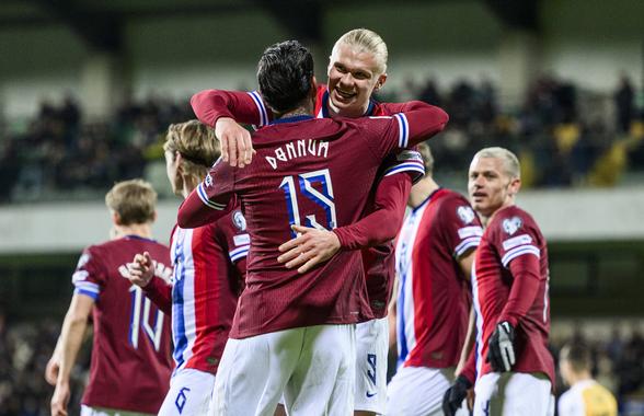 Haaland și compania au făcut spectacol la Chișinău » Norvegia s-a distrat cu Moldova în prima etapă a preliminariilor pentru Cupa Mondială