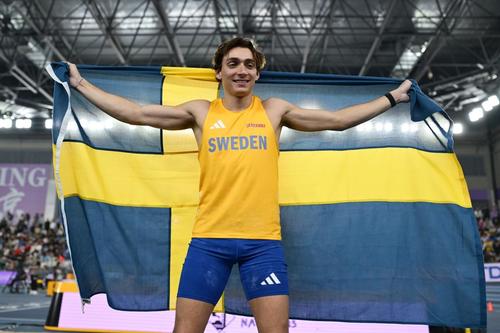 Armand Duplantis, triplu campion mondial indoor Foto: Guliver/GettyImages