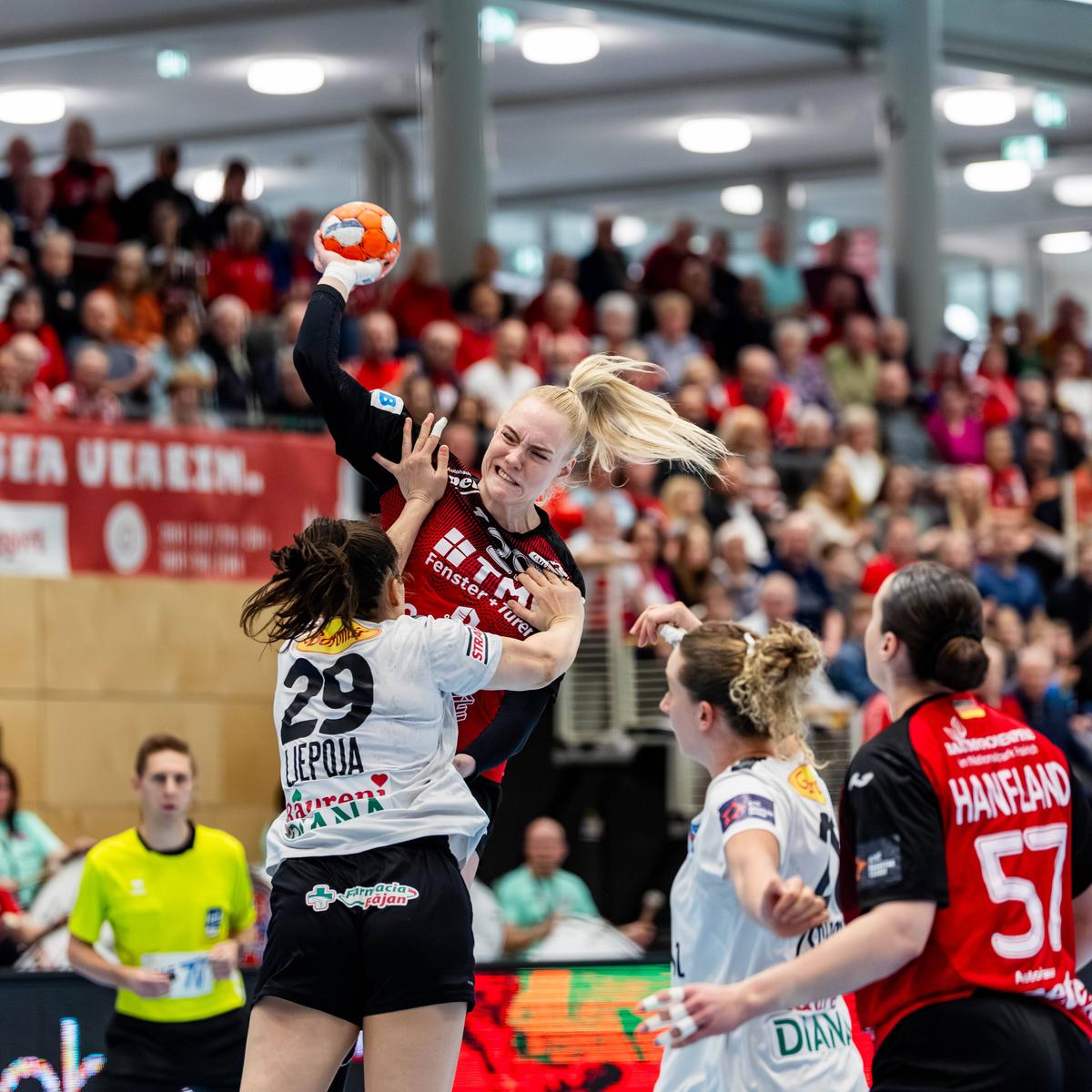 Final în Thuringer - SCM Râmnicu Vâlcea, în „sferturile” European League » Se anunță un retur dificil pentru românce