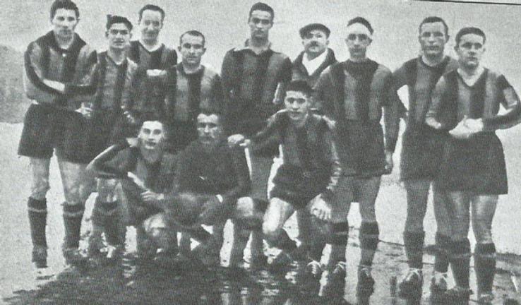 Lecco, în sezonul 1935 - 1936, când era antrenată de Otto Krappan, cel născut la Sibiu