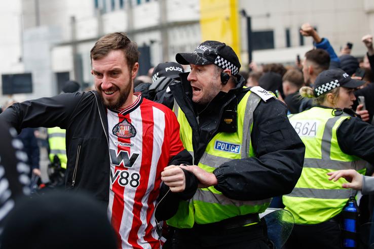 Fanii lui Newcastle și Sunderland, confruntări sângeroase înainte de meci / Imago Images