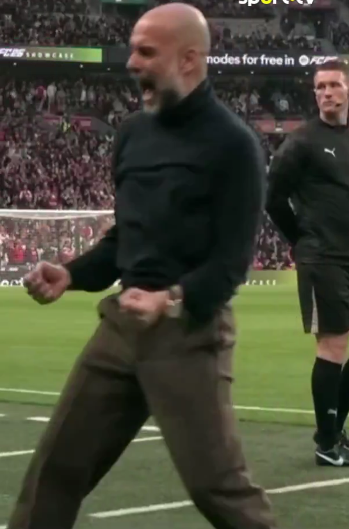 Pep Guardiola, reacție nemaivăzută la golul lui Manchester City