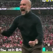 Pep Guardiola, reacție nemaivăzută la golul lui Manchester City // FOTO: X