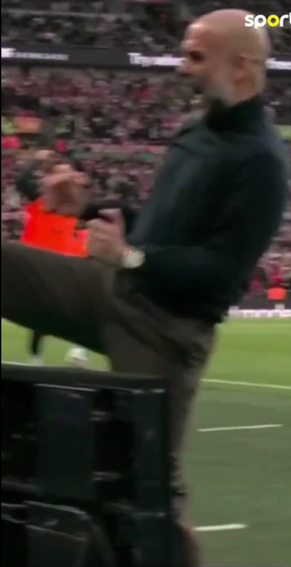 Pep Guardiola, reacție nemaivăzută la golul lui Manchester City