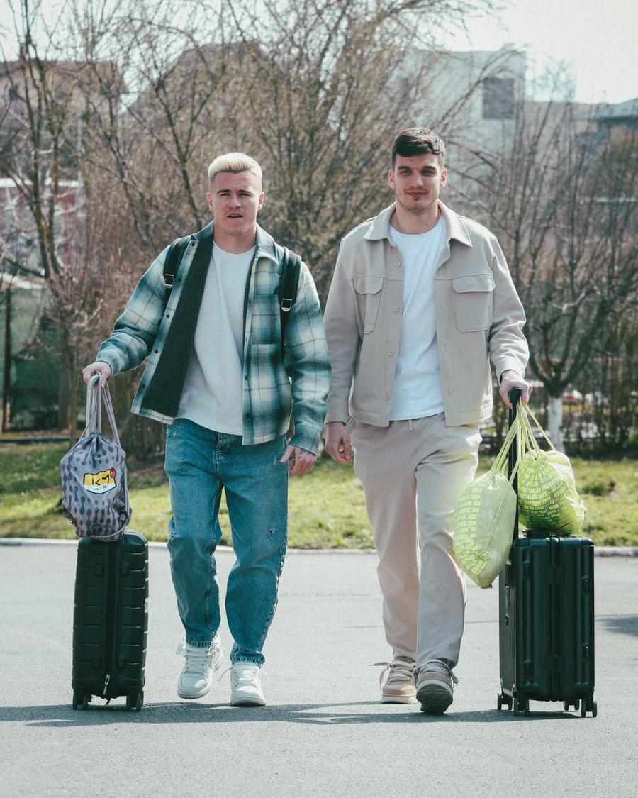 Claudiu Petrila și Marian Aioani / / FOTO: Facebook Rapid Mircea Lucescu a decis cine apără în Turcia - România » Cum va arăta echipa la Istanbul
