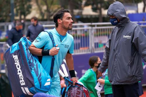 Fabio Fognini a fost descalificat de la Barcelona. Sursă foto: Getty