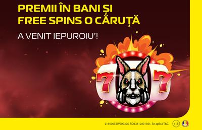 Vine iepuroiu’ de la Casa Pariurilor! Surprize pentru tine, în weekendul de Paște