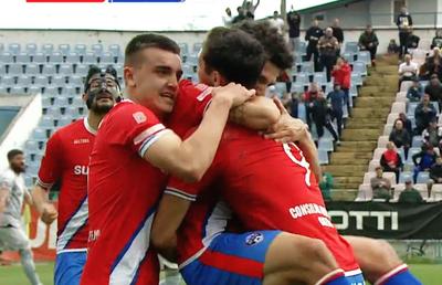 Liga 2, etapa #5 din play-off. Buzăul bate Steaua și e la un punct de Dinamo! Final incendiar, cu două „roșii” » Clasamentul actualizat