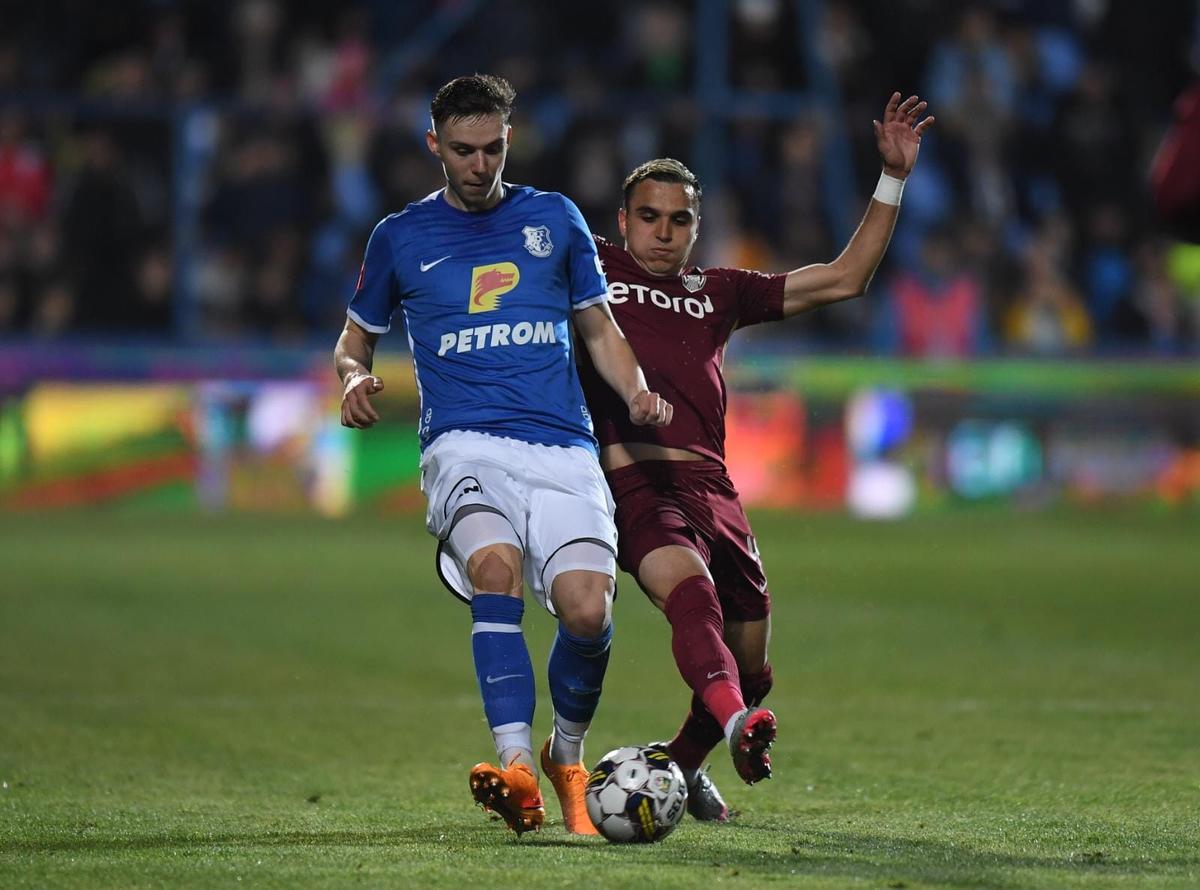 Momente încinse în Farul - CFR Cluj: încăierare generală după un conflict Nedelcu - Burcă!