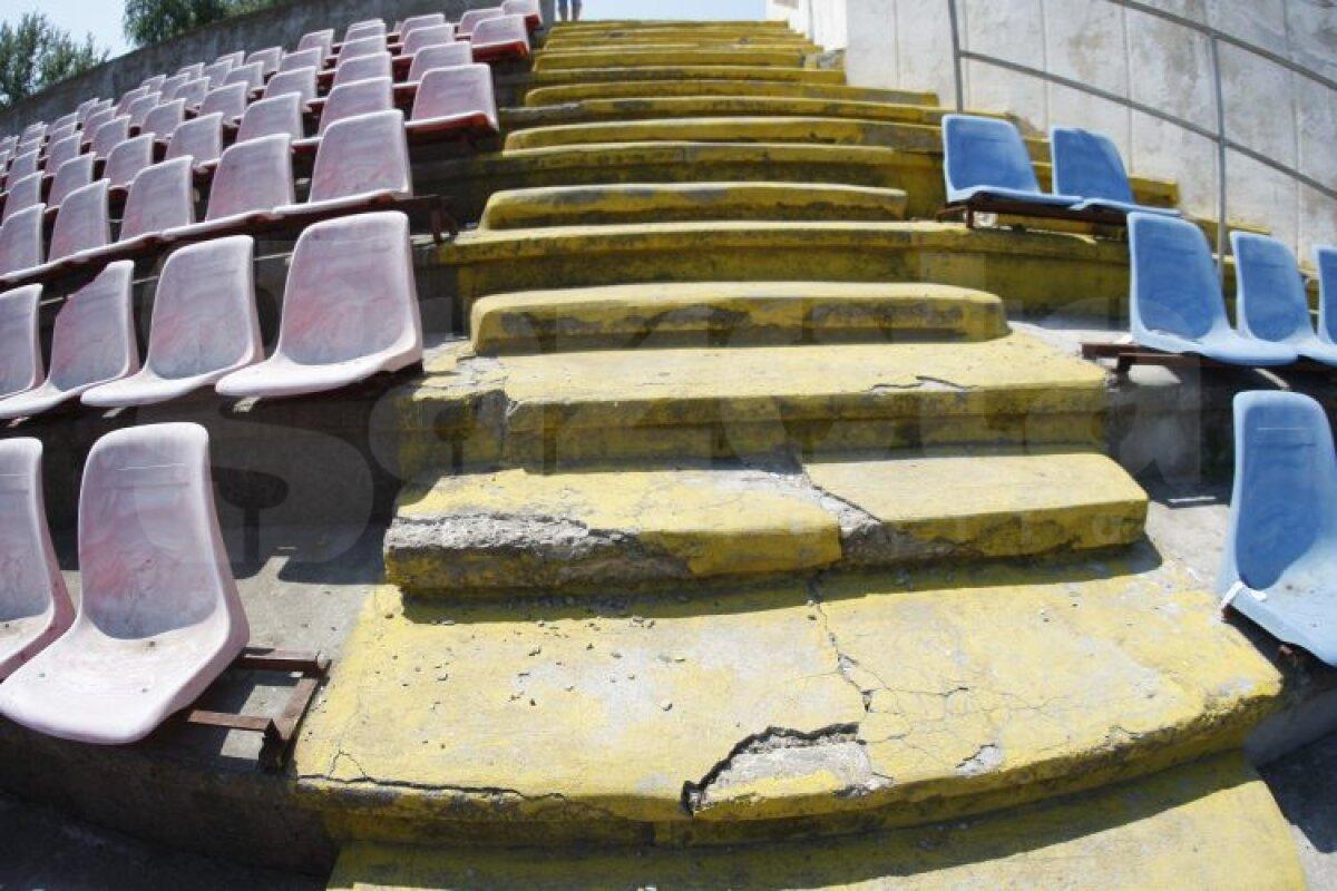 Cum arată acum stadionul Dunărea, pe care va fi amplasată noua arenă din Galați