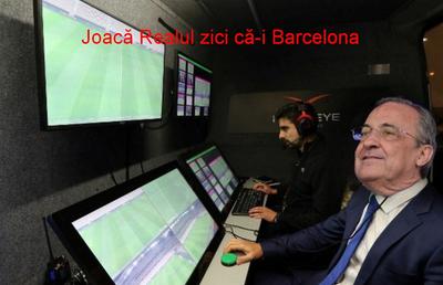 Cele mai tari glume după „El Clasico”: „Joacă Realul zici că-i Barcelona!”