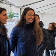 Ancuța Bodnar și Simona Radiș la prezentarea lotului pentru CE de la Szeged FOTO Raed Krishan