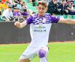 Adriano Manole a debutat pentru „vulturii violeți” în meciul cu Csikszereda / Sursă foto: Facebook@ Fotbal Club Argeș Pitești