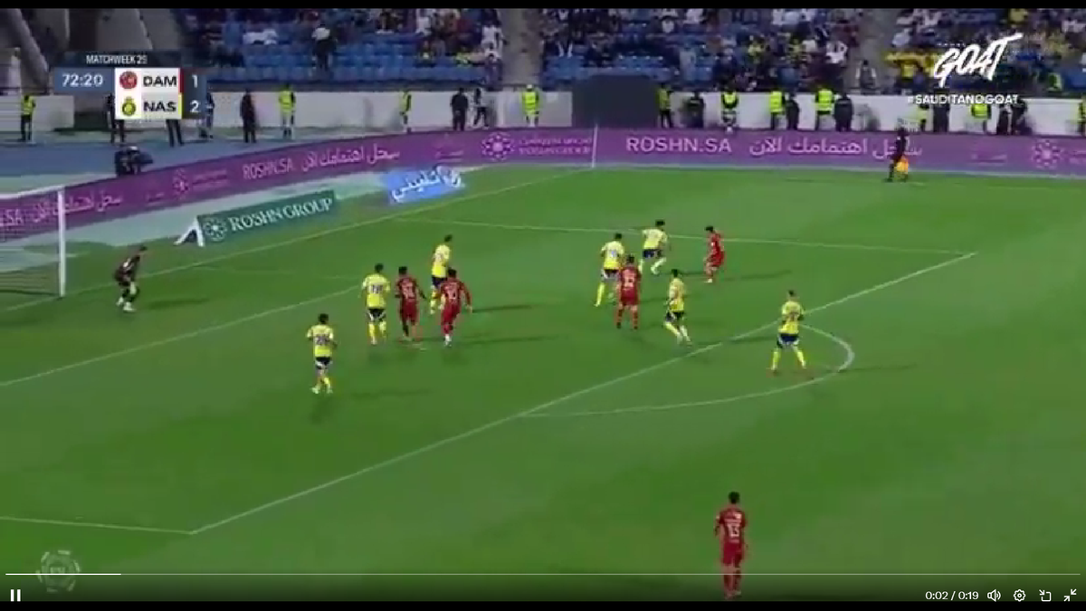 Golul superb marcat de Nicolae Stanciu în Damac - Al Nassr Riyadh