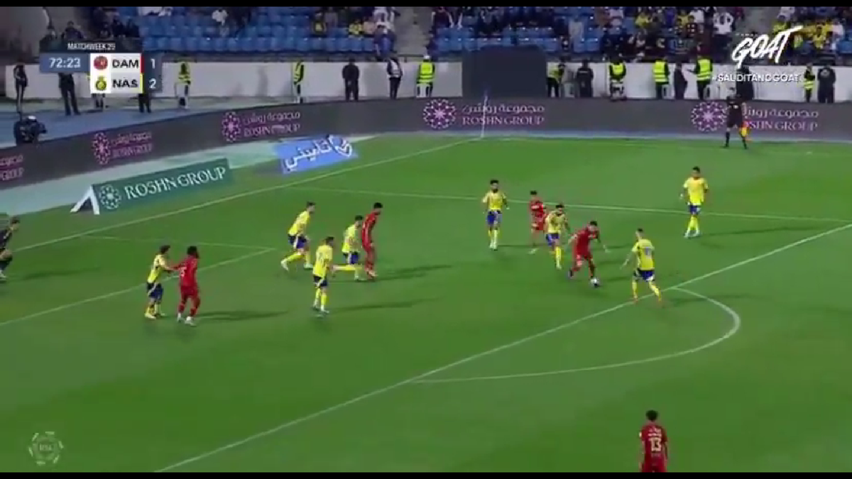 Golul superb marcat de Nicolae Stanciu în Damac - Al Nassr Riyadh