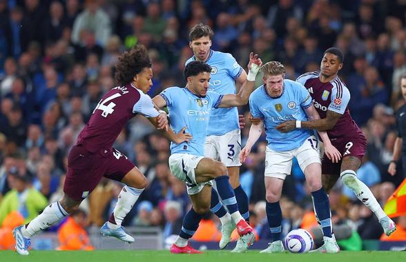 Final dramatic în duelul pentru Champions League dintre Manchester City și Aston Villa » Golul decisiv a venit în minutul 90+4