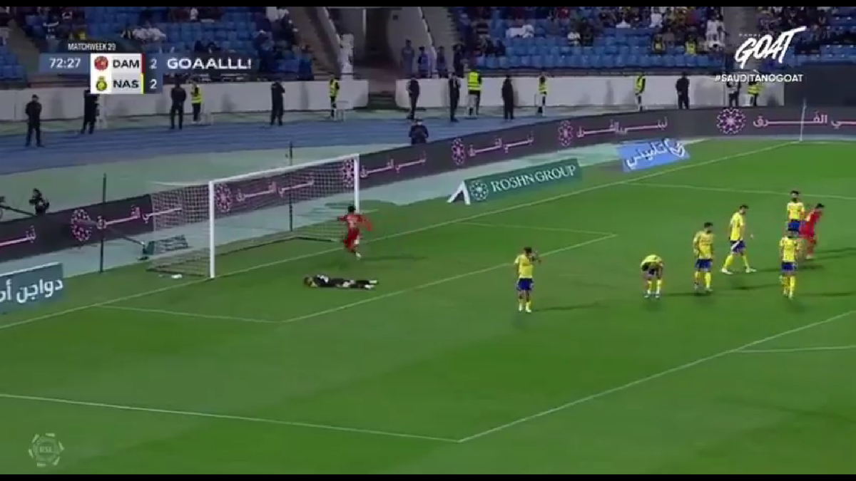 Golul superb marcat de Nicolae Stanciu în Damac - Al Nassr Riyadh