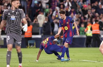 Barcelona se distanțează în fruntea campionatului » Ionuț Radu a fost învins doar din penalty, fază la care Yamal s-a accidentat