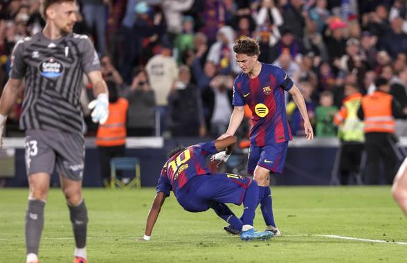 Barcelona se distanțează în fruntea campionatului » Ionuț Radu a fost învins doar din penalty, fază la care Yamal s-a accidentat
