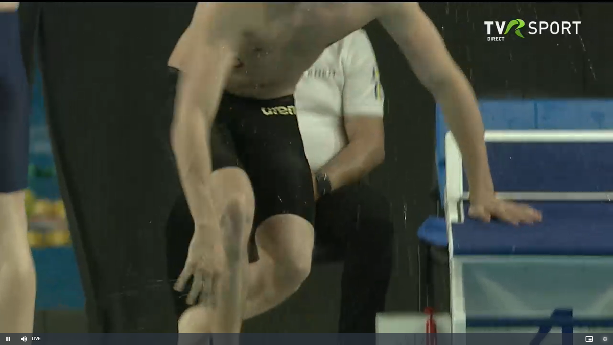 David Popovici la Campionatele Naționale de la Otopeni