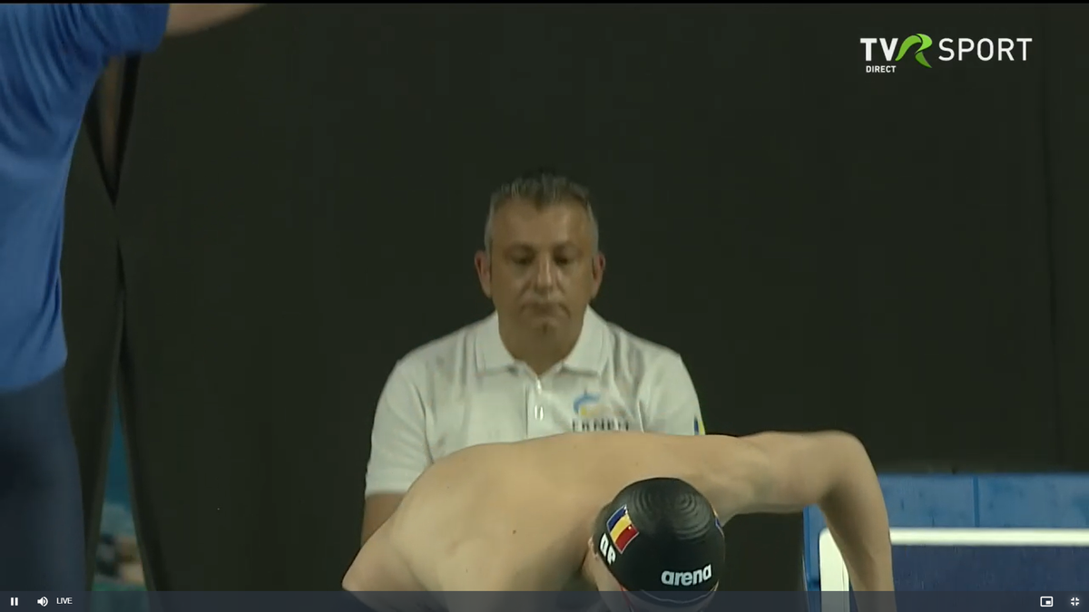 David Popovici la Campionatele Naționale de la Otopeni