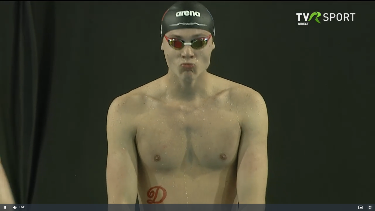 David Popovici, CAMPION național la Otopeni! Prima medalie de aur din 2026