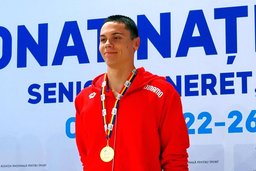David Popovici, campion național la 50 de metri liber // FOTO Roxana Fleșeru