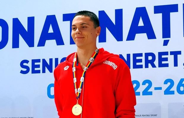 David Popovici, CAMPION național la Otopeni! Prima medalie de aur din 2026