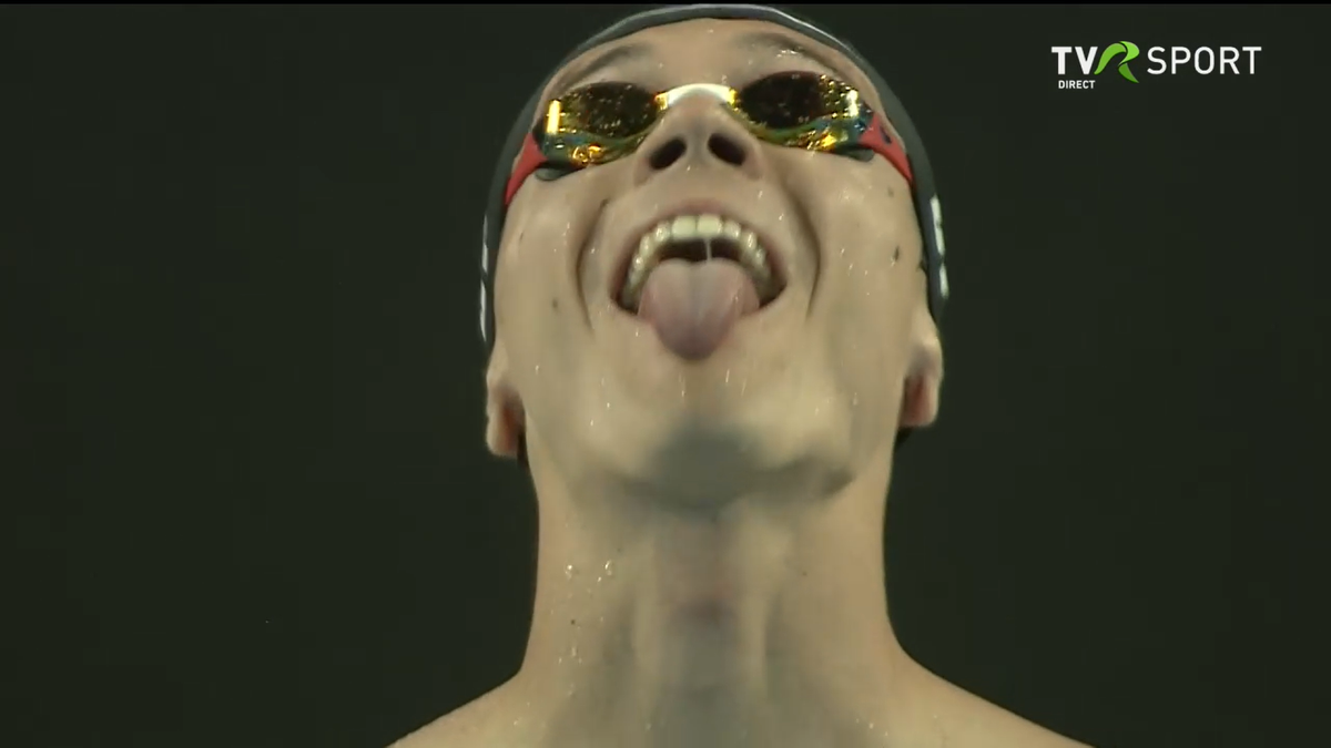 David Popovici la Campionatele Naționale de la Otopeni