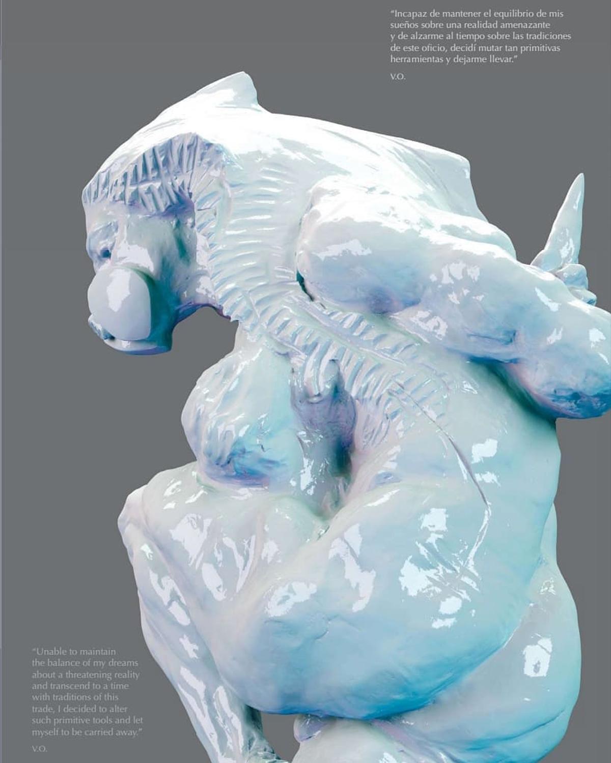Sculptură COVID-19