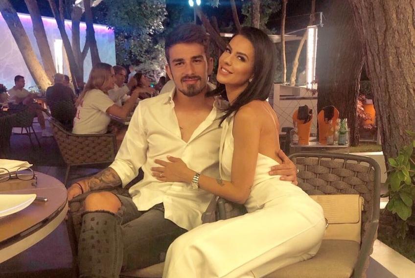 Sergiu Hanca și soția sa, Andreea
