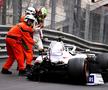 Germanul Mick Schumacher (22 de ani), pilotul echipei Haas, a fost protagonistul unui accident, sâmbătă dimineață, în antrenamentele de la Monaco.