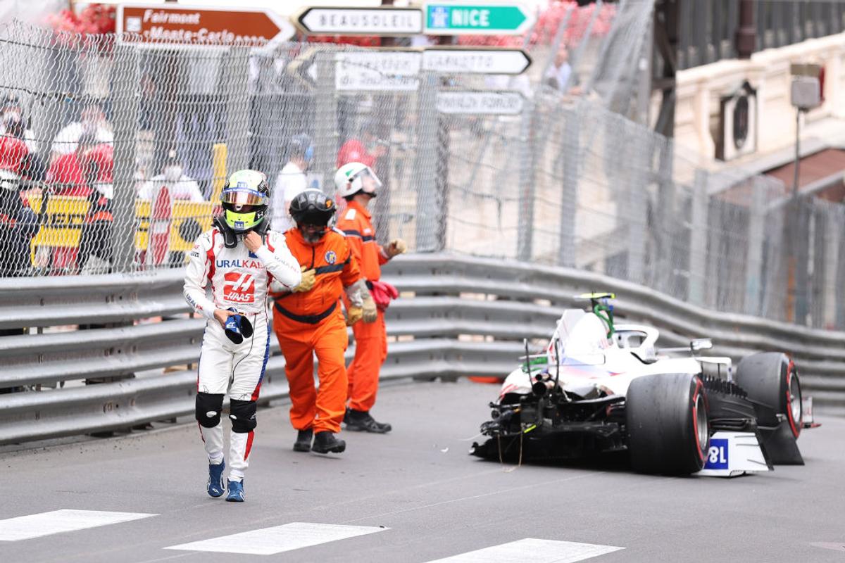 Mick, fiul lui Michael Schumacher, și-a făcut praf mașina la Monaco » N-a mai luat startul în calificări