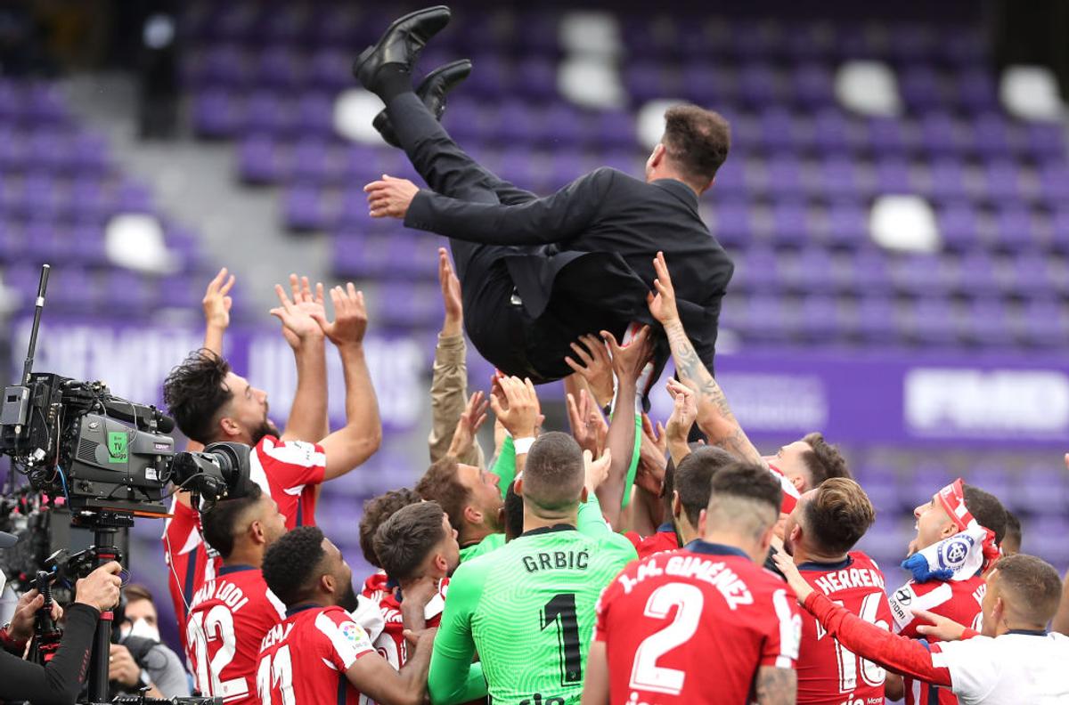 FOTO Atletico Madrid campioana Spaniei / Real Madrid - Villarreal