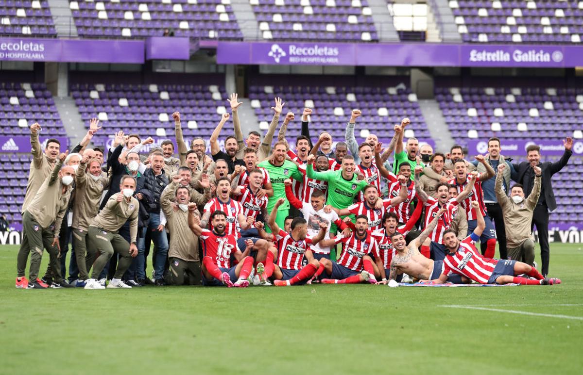 FOTO Atletico Madrid campioana Spaniei / Real Madrid - Villarreal