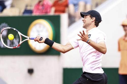 Dominic Thiem (loc 194 ATP, 28 de ani) la Roland Garros, foto: Imago