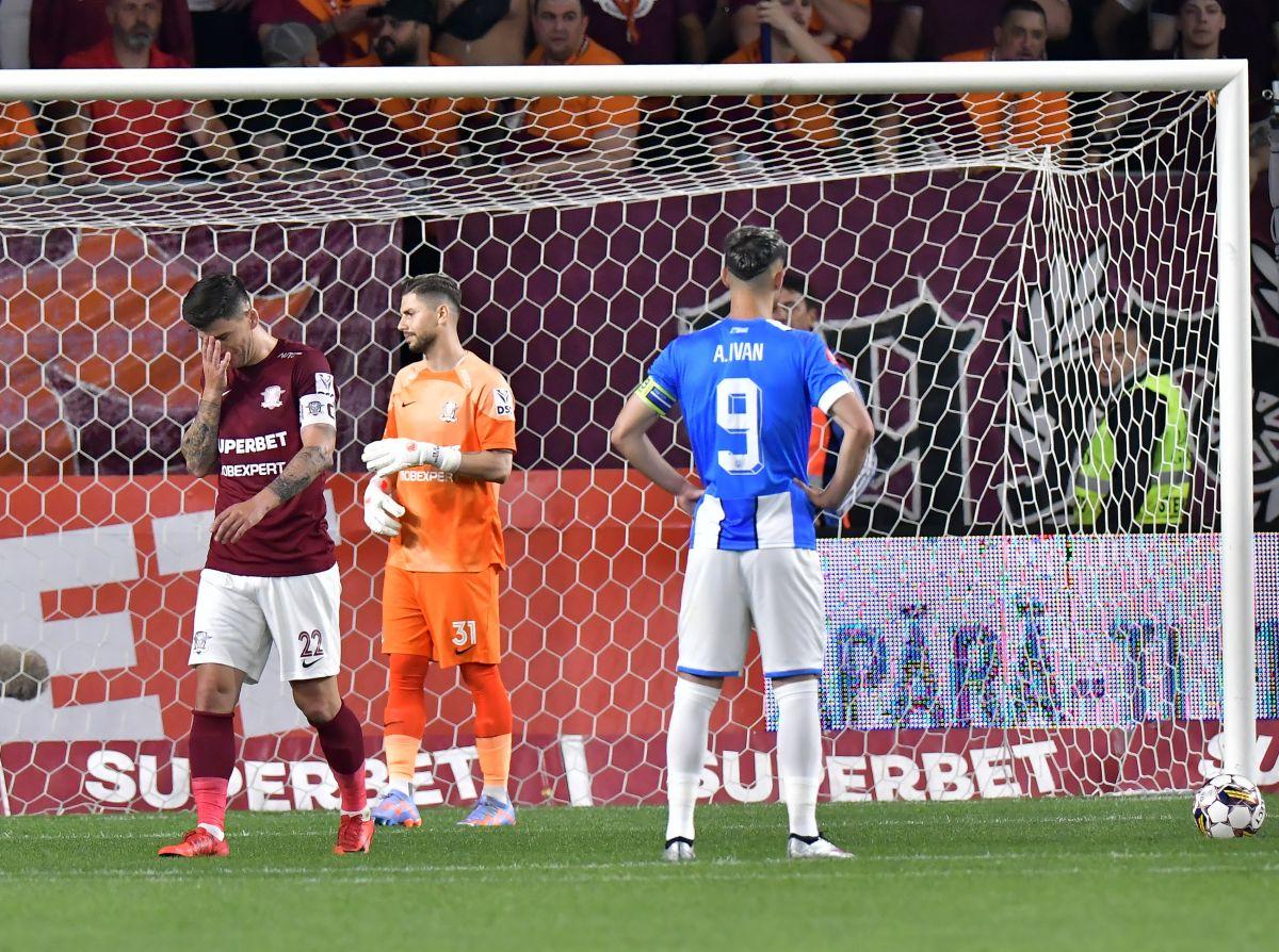 Rapid - CSU Craiova 2-3 » Adio, vis european! Rapid a jucat cu om în plus, dar a cedat pe teren propriu în fața „juveților”