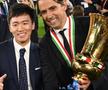 Steven Zhang, la primul din cele două titluri cu Inter, alături de Simone Inzaghi / Foto: Imago