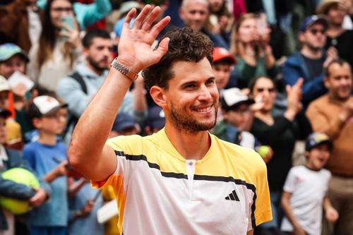 Austriacul Dominic Thiem (30 de ani, 131 ATP) a fost învins de finlandezul Otto Virtanen (22 de ani, 156 ATP), scor 2-6, 5-7, în turul secund al calificărilor de la Roland Garros / FOTO: Imago
