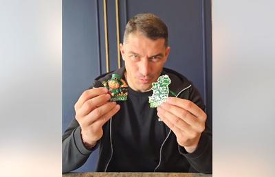 Istvan Kovacs, cu românii la Dublin » Cadou tematic de la FC Transilvania: „Mulțumesc, băieți!”