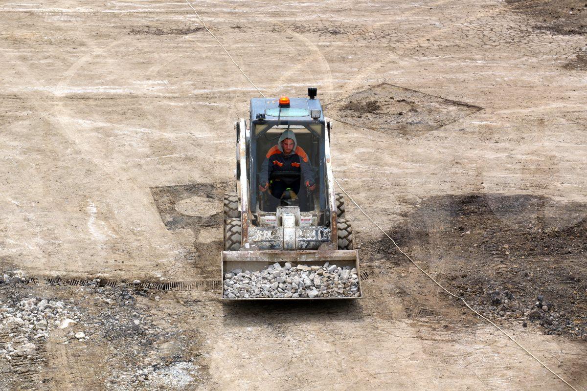 Vizită GSP pe șantierul de pe „Dan Păltinișanu” » Printre ruinele de pe „Monumentalul” violet: așa arată azi arena lui Poli Timișoara